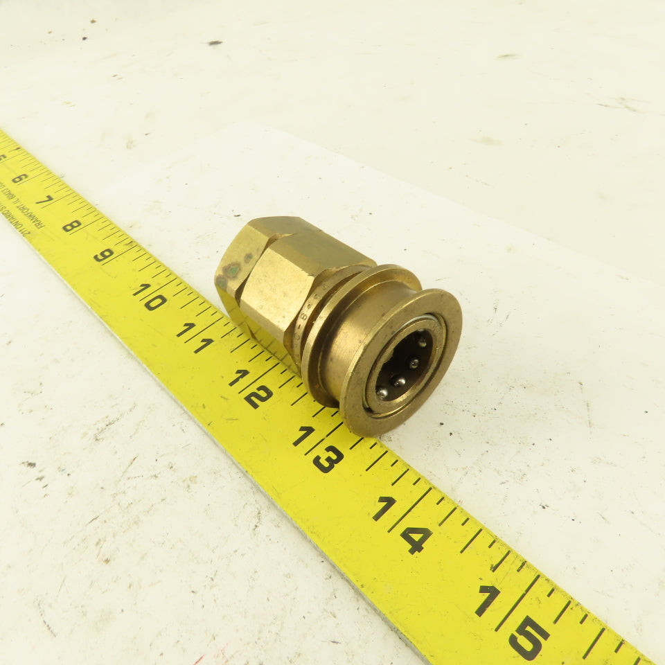 Snap-Tite BVEAC-8 Brass Hydraulic Quick Connect 1/2" Female NPT 1/2" Socket