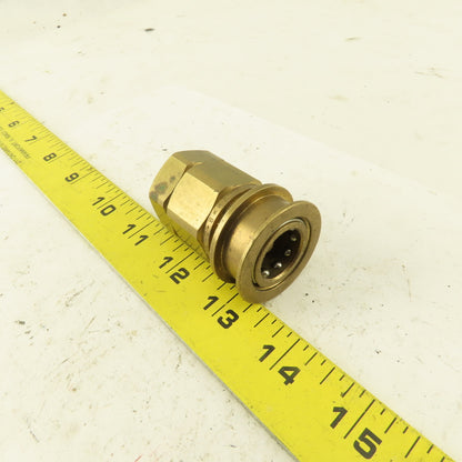 Snap-Tite BVEAC-8 Brass Hydraulic Quick Connect 1/2" Female NPT 1/2" Socket