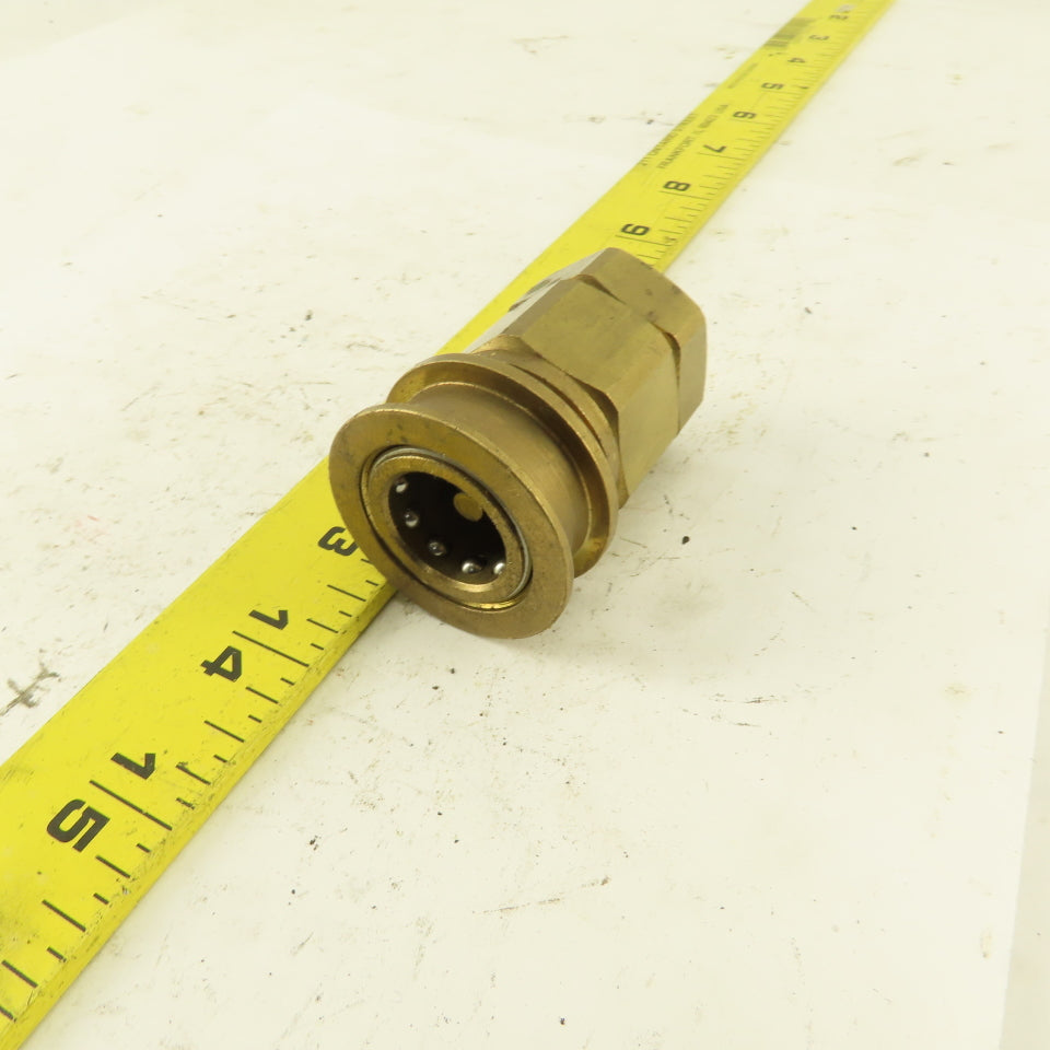 Snap-Tite BVEAC-8 Brass Hydraulic Quick Connect 1/2" Female NPT 1/2" Socket