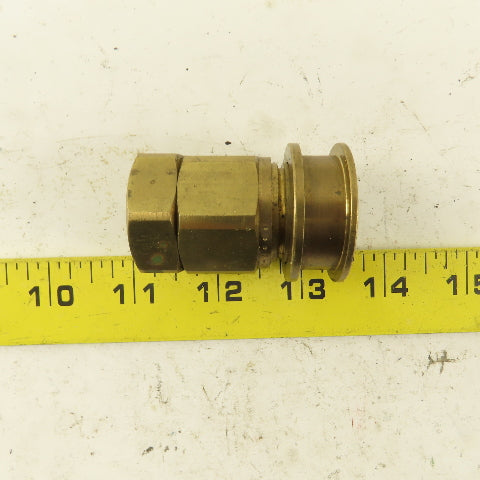 Snap-Tite BVEAC-8 Brass Hydraulic Quick Connect 1/2" Female NPT 1/2" Socket