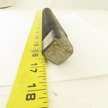 1-1/4"-7 x 10" Long Square Head Set Screw Dog Point Full Thread