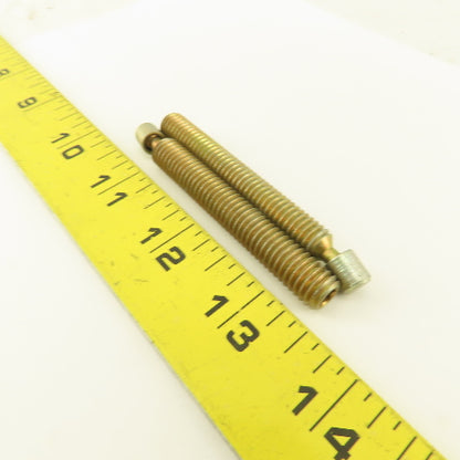 3/8"-16 x 3" Full Thread Swivel Jig Leveling Feet Stud Lot Of 2