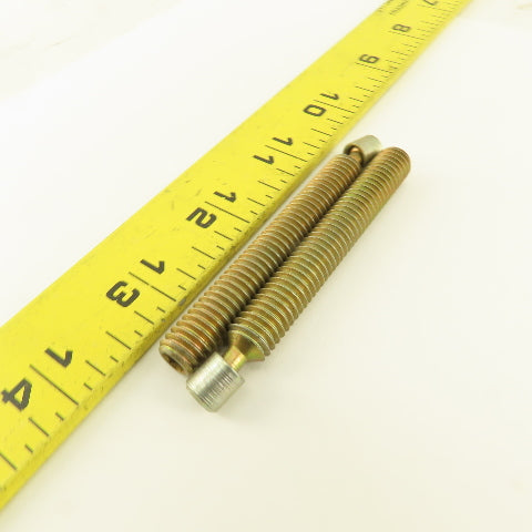 3/8"-16 x 3" Full Thread Swivel Jig Leveling Feet Stud Lot Of 2