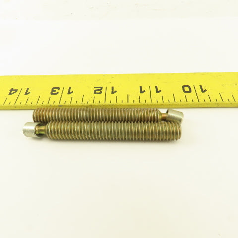 3/8"-16 x 3" Full Thread Swivel Jig Leveling Feet Stud Lot Of 2