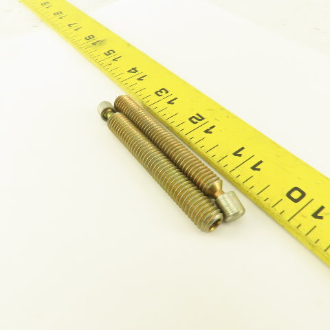 3/8"-16 x 3" Full Thread Swivel Jig Leveling Feet Stud Lot Of 2