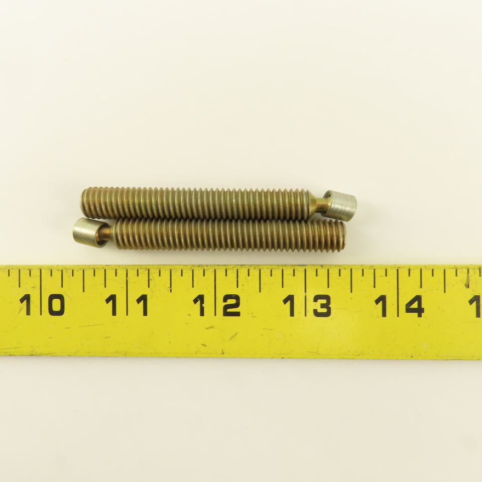3/8"-16 x 3" Full Thread Swivel Jig Leveling Feet Stud Lot Of 2