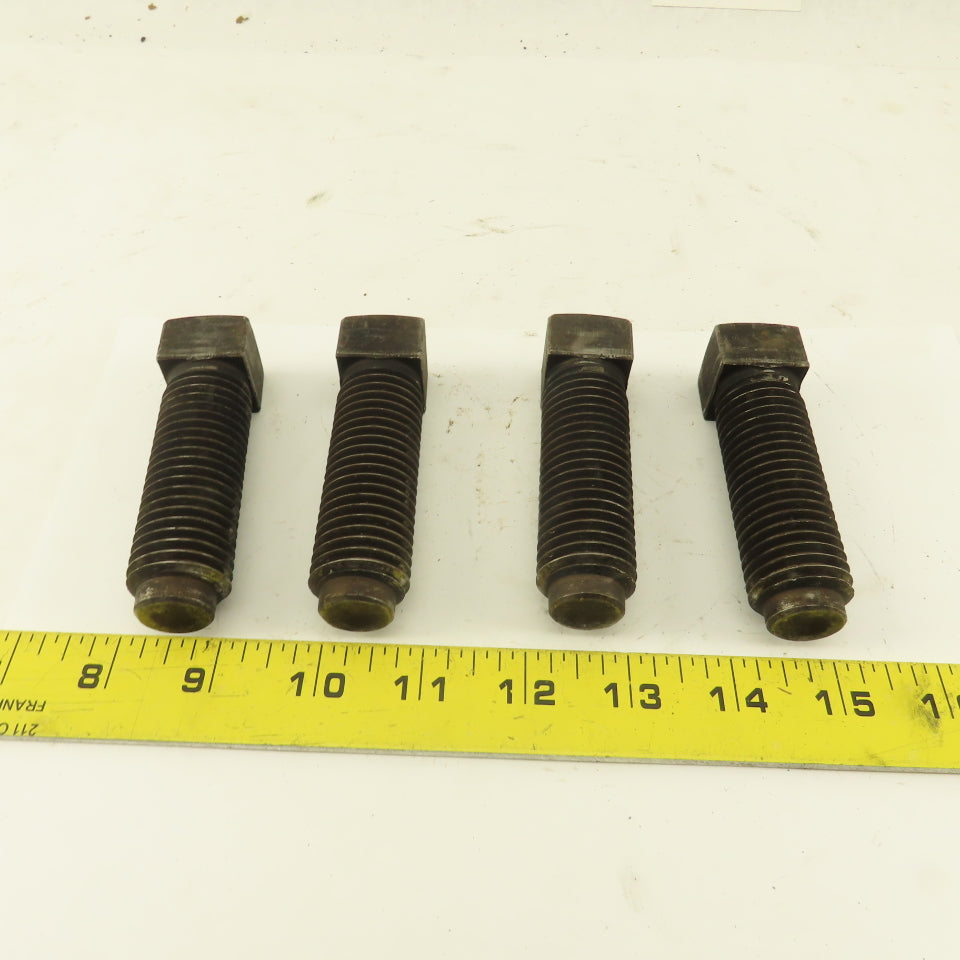 Brighton-Best 1-8 x 3" Square Head Set Screw Dog Point Plain Finish Lot of 4