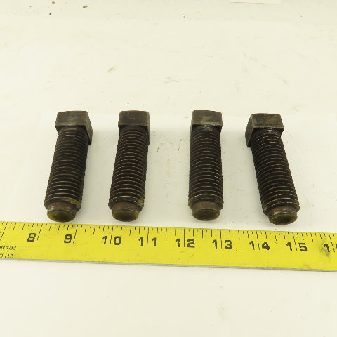 Brighton-Best 1-8 x 3" Square Head Set Screw Dog Point Plain Finish Lot of 4