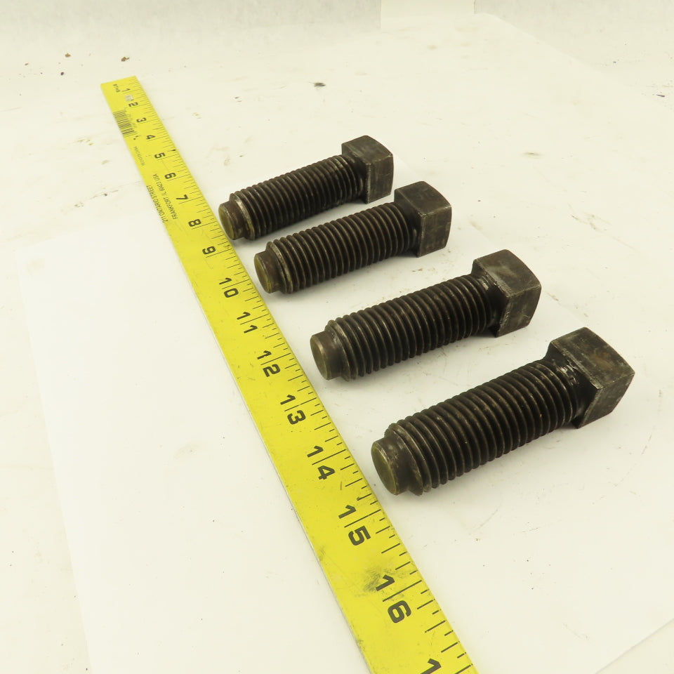 Brighton-Best 1-8 x 3" Square Head Set Screw Dog Point Plain Finish Lot of 4