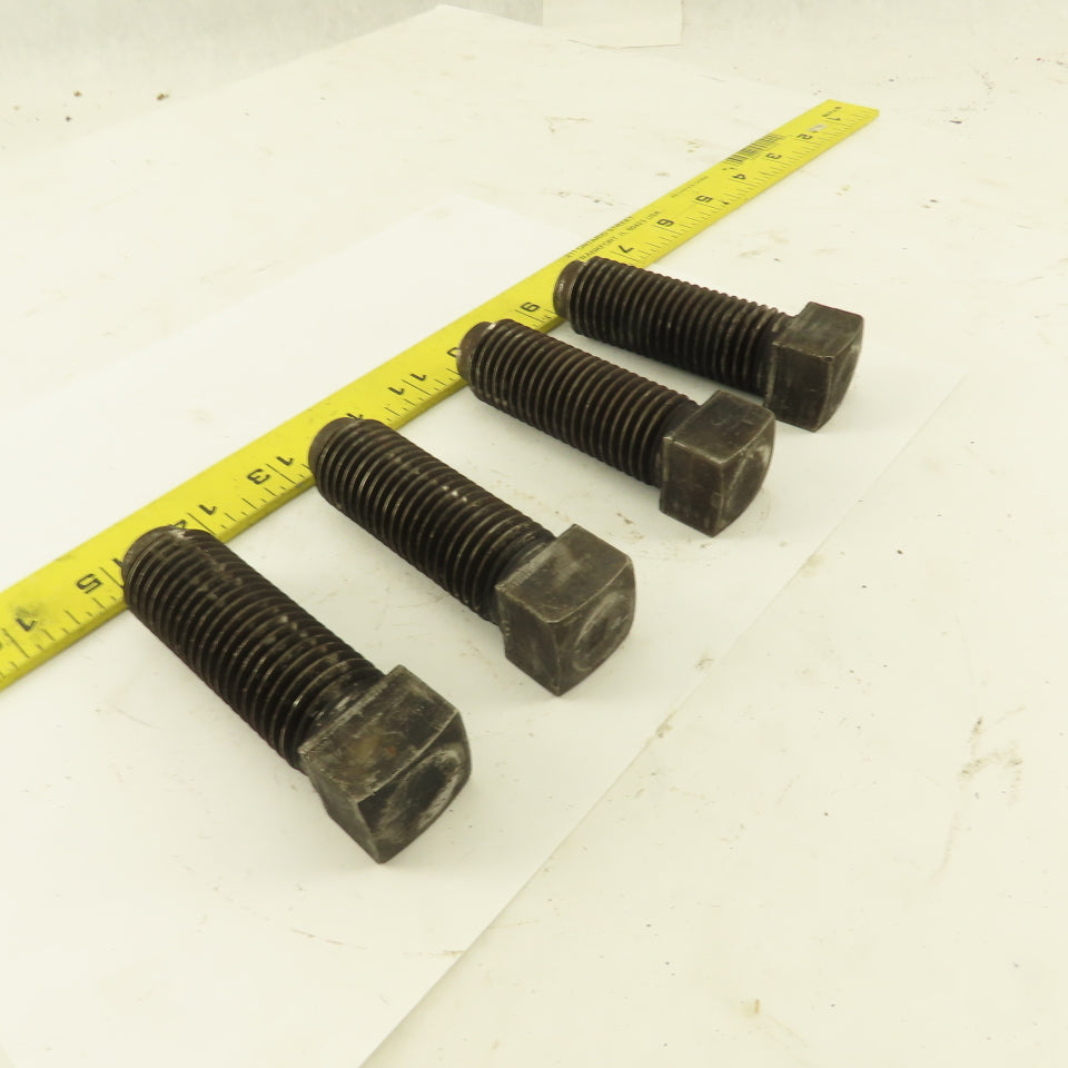 Brighton-Best 1-8 x 3" Square Head Set Screw Dog Point Plain Finish Lot of 4