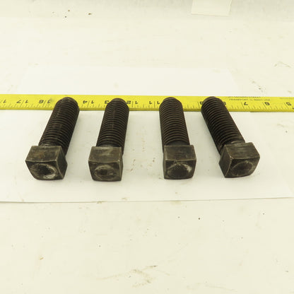 Brighton-Best 1-8 x 3" Square Head Set Screw Dog Point Plain Finish Lot of 4