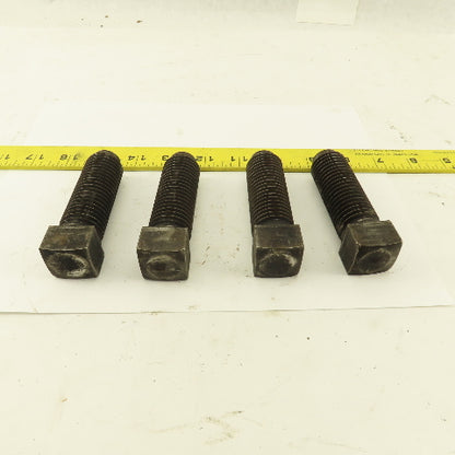 Brighton-Best 1-8 x 3" Square Head Set Screw Dog Point Plain Finish Lot of 4