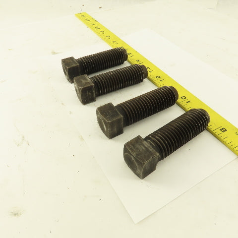 Brighton-Best 1-8 x 3" Square Head Set Screw Dog Point Plain Finish Lot of 4