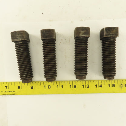 Brighton-Best 1-8 x 3" Square Head Set Screw Dog Point Plain Finish Lot of 4