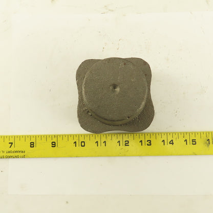 3" Across Cast Iron Bar Knob Blank 2-1/2" Tall