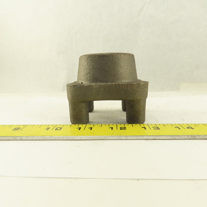3" Across Cast Iron Bar Knob Blank 2-1/2" Tall