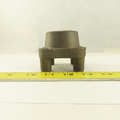 3" Across Cast Iron Bar Knob Blank 2-1/2" Tall