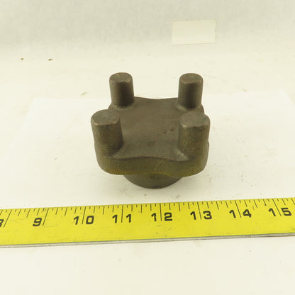 3" Across Cast Iron Bar Knob Blank 2-1/2" Tall