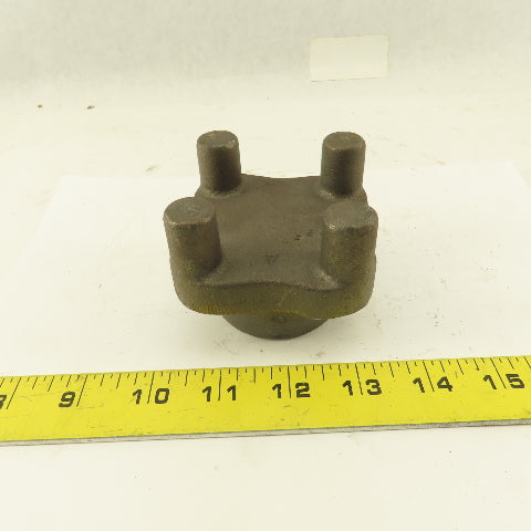 3" Across Cast Iron Bar Knob Blank 2-1/2" Tall