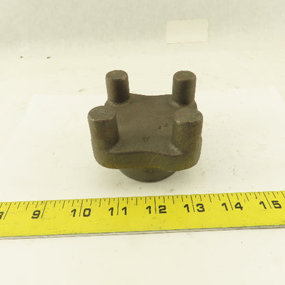 3" Across Cast Iron Bar Knob Blank 2-1/2" Tall