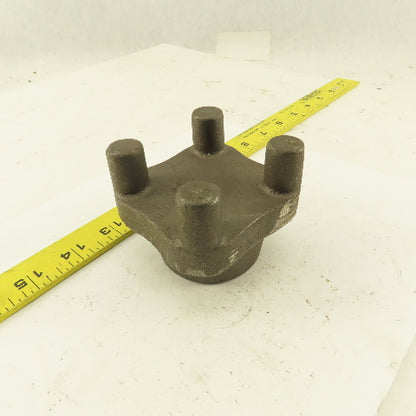 3" Across Cast Iron Bar Knob Blank 2-1/2" Tall