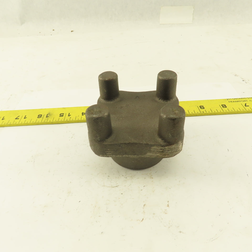 3" Across Cast Iron Bar Knob Blank 2-1/2" Tall