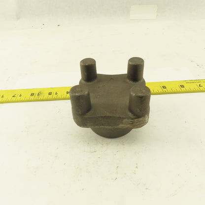 3" Across Cast Iron Bar Knob Blank 2-1/2" Tall