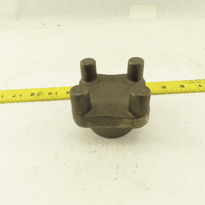 3" Across Cast Iron Bar Knob Blank 2-1/2" Tall