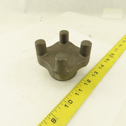 3" Across Cast Iron Bar Knob Blank 2-1/2" Tall