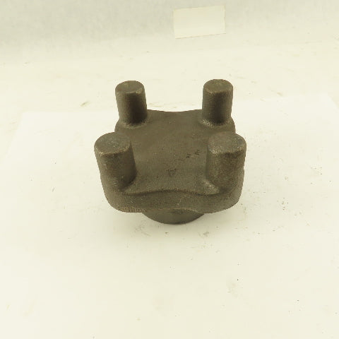 3" Across Cast Iron Bar Knob Blank 2-1/2" Tall