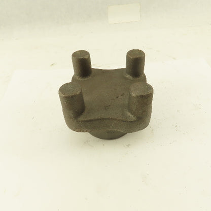 3" Across Cast Iron Bar Knob Blank 2-1/2" Tall