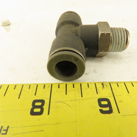 Push to Connect Branch Tee 3/8" Tube x 1/4" NPT Male Lot of 3