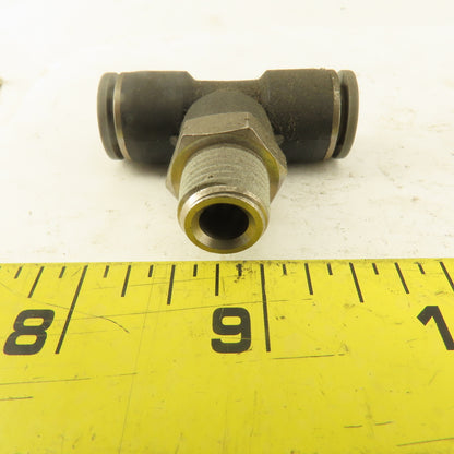 Push to Connect Branch Tee 3/8" Tube x 1/4" NPT Male Lot of 3