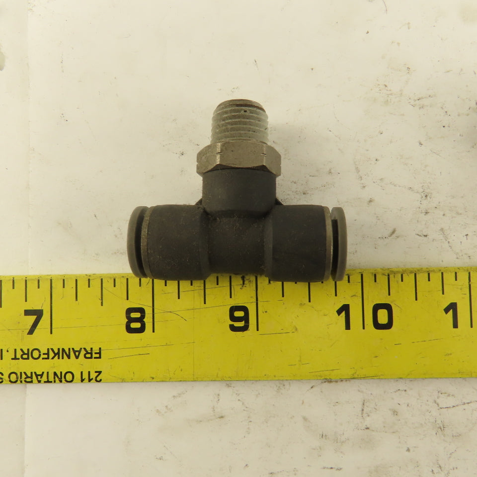 Push to Connect Branch Tee 3/8" Tube x 1/4" NPT Male Lot of 3