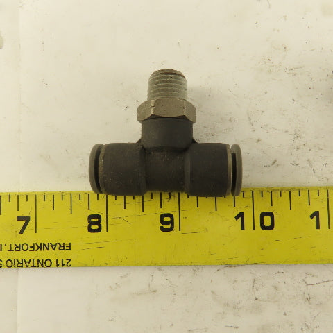 Push to Connect Branch Tee 3/8" Tube x 1/4" NPT Male Lot of 3