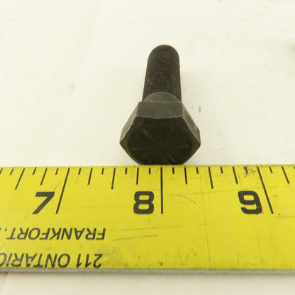 1/2"-20 x 1-3/4"  Fine Thread Hex Bolt Black Oxide Grade 8 Lot Of 10