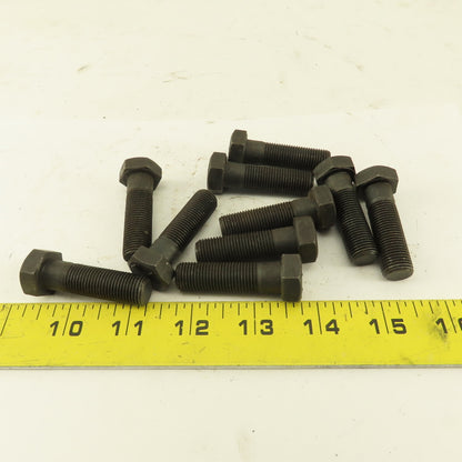 1/2"-20 x 1-3/4"  Fine Thread Hex Bolt Black Oxide Grade 8 Lot Of 10