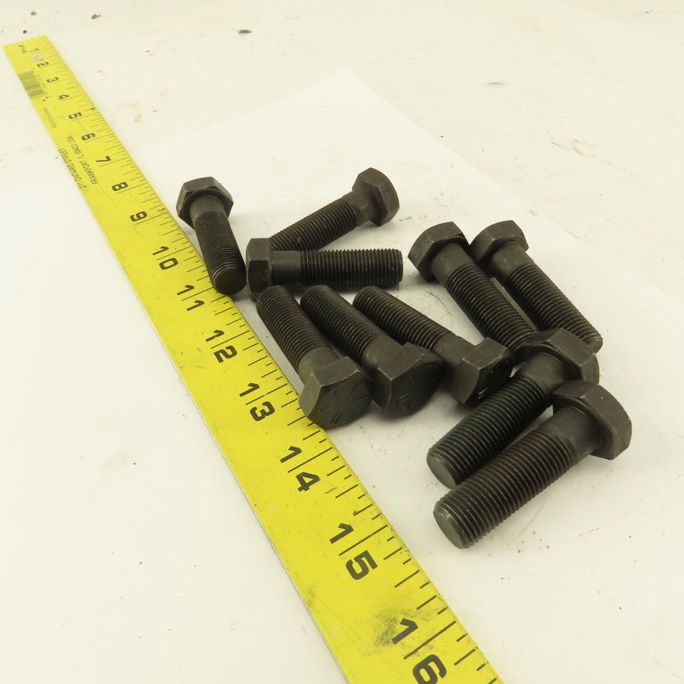 1/2"-20 x 1-3/4"  Fine Thread Hex Bolt Black Oxide Grade 8 Lot Of 10