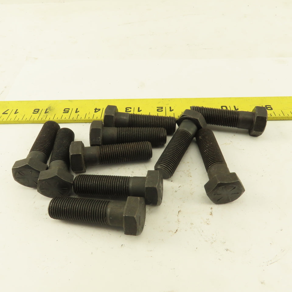 1/2"-20 x 1-3/4"  Fine Thread Hex Bolt Black Oxide Grade 8 Lot Of 10