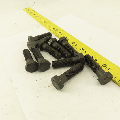 1/2"-20 x 1-3/4"  Fine Thread Hex Bolt Black Oxide Grade 8 Lot Of 10