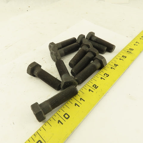 1/2"-20 x 1-3/4"  Fine Thread Hex Bolt Black Oxide Grade 8 Lot Of 10
