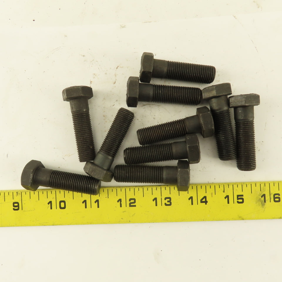 1/2"-20 x 1-3/4"  Fine Thread Hex Bolt Black Oxide Grade 8 Lot Of 10
