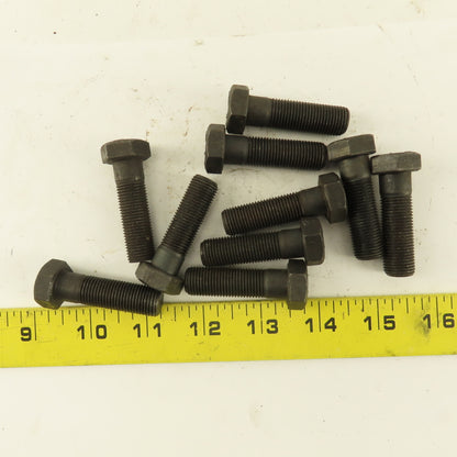 1/2"-20 x 1-3/4"  Fine Thread Hex Bolt Black Oxide Grade 8 Lot Of 10