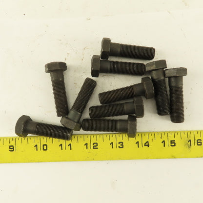1/2"-20 x 1-3/4"  Fine Thread Hex Bolt Black Oxide Grade 8 Lot Of 10