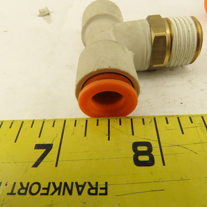 Push to Connect Branch Tee 3/8" Tube x 3/8" NPT Male Lot of 7