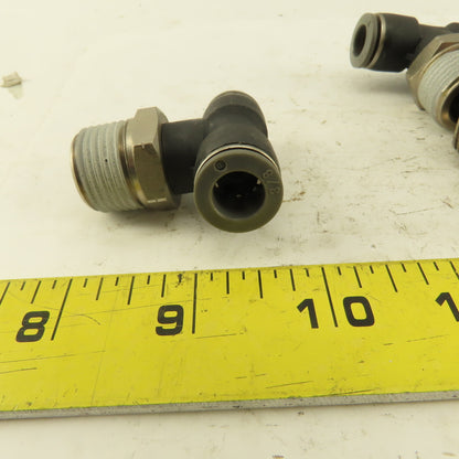 Push to Connect Branch Tee 3/8" Tube x 1/2" NPT Male Lot of 5
