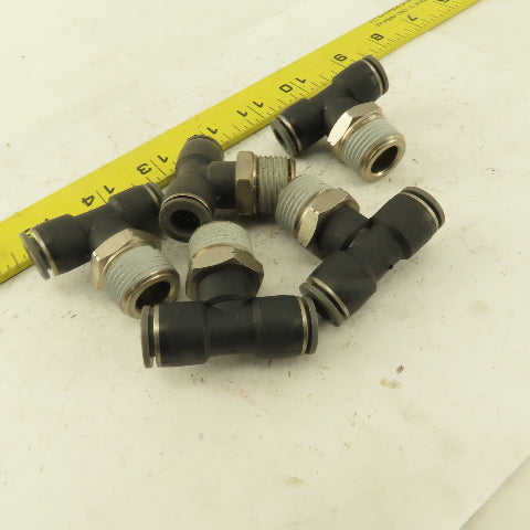 Push to Connect Branch Tee 3/8" Tube x 1/2" NPT Male Lot of 5