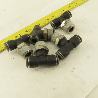 Push to Connect Branch Tee 3/8" Tube x 1/2" NPT Male Lot of 5