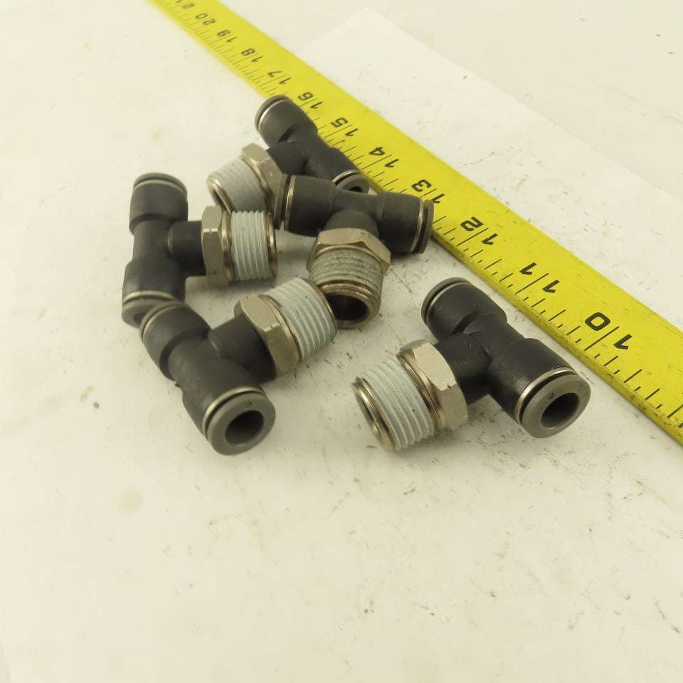 Push to Connect Branch Tee 3/8" Tube x 1/2" NPT Male Lot of 5