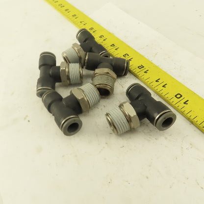 Push to Connect Branch Tee 3/8" Tube x 1/2" NPT Male Lot of 5